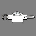 4mm Clip & Key Ring W/ Colorized Volkswagen Beetle Key Tag